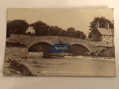 £2.95 • Buy Greta Wall & Bridge Keswick Cumbria Riverside Street View 1907 RPPC