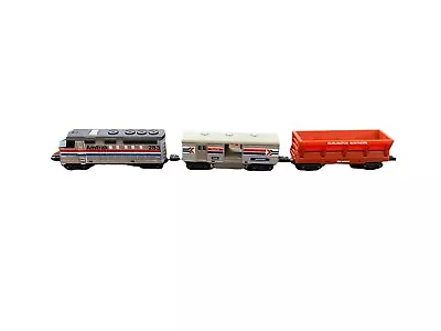 1983 Mattel/hot Wheels Railroad Amtrack Locomotive Train Engine Baggage Car • $99.99