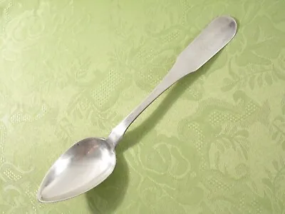 Coin Silver 9.25  Serving Spoon ~ James Meredith ~ Winchester Va (1810-1860) • $124.99