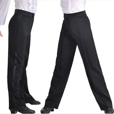 Latin Dance Pants Men Latin Modern Ballroom Performance Dance Pants • $47.70