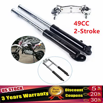 49CC Mini Bike Front Fork Shocker Small Triple Dirt Pit Pro Trail Upside Down  • $30