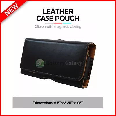 Durable Genuine Leather Pouch Phone Case For Android Phone Google 7 / 7 Pro • $6.99