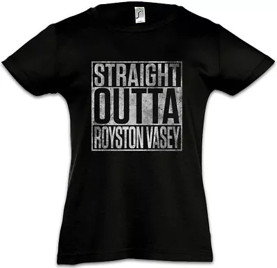 Straight Outta Royston Vasey Kids Girls T-Shirt The League Of Fun Gentlemen • £18.95