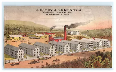 J. Estey & Company's Cottage Organ Works Brattleboro VT • $19.99