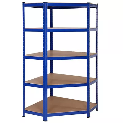 £69.99 • Buy Corner Racking/Shelving Bays 5 Tier Heavy Duty Garage Storage Racks 