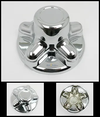 Chrome Trailer Wheel Hub Cap Cover 5 Lug X 4.5  Pattern Cargo Camper QT545 • $13.99