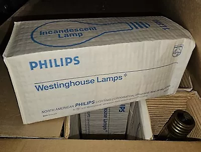 (4) NOS - Philips PS35 300W / 300 Watt / 130V / 130 Volt Mogul Base / Light Bulb • $40