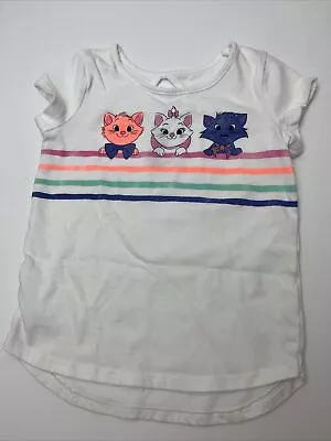 Kids Jumping Beans Disney Aristocats 4T Shirt Girls White Marie • $12.99