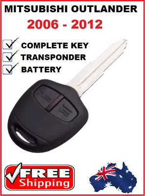 $49.95 • Buy Transponder  Car Key Suitable For Mitsubishi Outlander 2006 -2012 Mit11-46