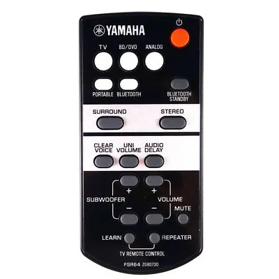 $63.13 • Buy Genuine Yamaha YAS-152 / YAS152 Soundbar Remote Control