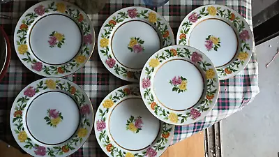 Set Of 6 Mikado China Salad Bread Or Dessert Plates Made In Occupied Japan • $20