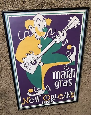 Mardi Gras New Orleans 1968 Original Poster One Of A Kind • $1399.99