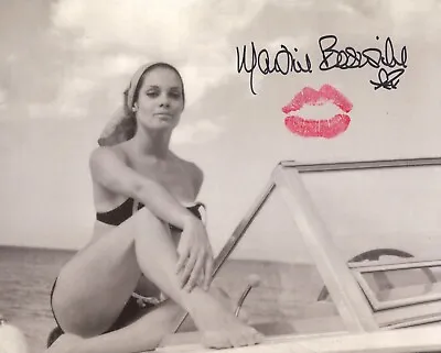 007 Bond Girl Martine Beswick Signed & Actually Kissed Photo! No4 - UACC DEALER • £35