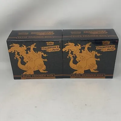 $230.38 • Buy Pokemon Champions Path Elite Trainer Box - Factory Sealed - Lot Of 2 New In Hand
