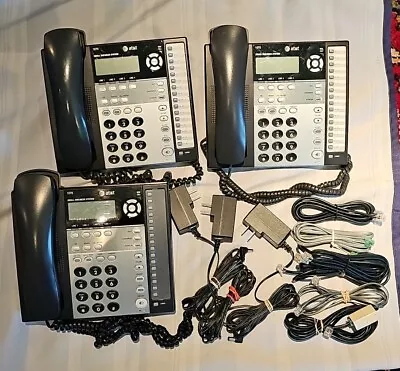 Lot Of 3 AT&T 1070 4-Line Phone Small Business System Fast Shipping.  • $300