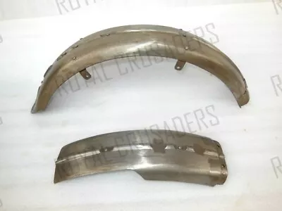 For NEW MATCHLESS G3L REAR MUDGUARD (FORK GIRDER MODEL) RAW STEEL (REPRODUCTION) • $150.99