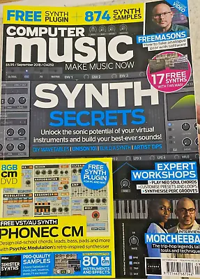 Computer Music Issue 259 -- SYNTH SECRETS + Sealed DVD • £7.99