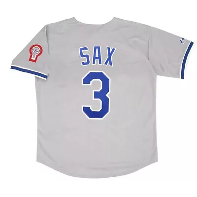 Steve Sax 1981 Los Angeles Dodgers Grey Road Jersey W/ Patch (S-3XL) • $129.99