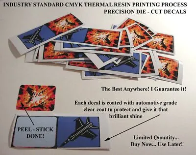 Williams F-14 Tomcat Pinball Machine Spinner Decal Set • $9.95