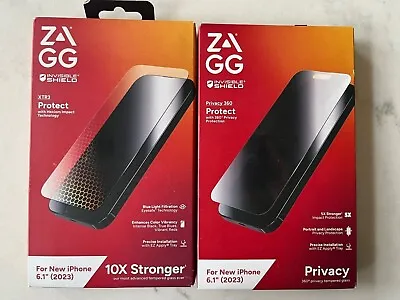 ZAGG Invisible Shield Screen Protector For IPhone 15 (6.1 ) - XTR3 Or Privacy • $22.99