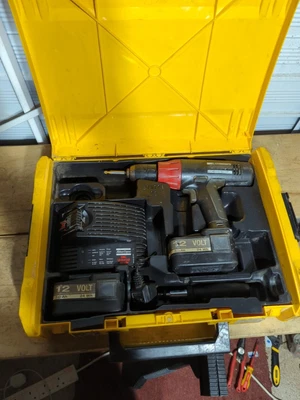 £19.99 • Buy ATLAS COPCO PEP 12 DRILL - 2 BATTERIES & CHARGER - See Honest Pictures 