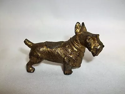 Vintage Jennings Brothers Brass Metal Scottish Terrier Dog Figurine  • $8.95