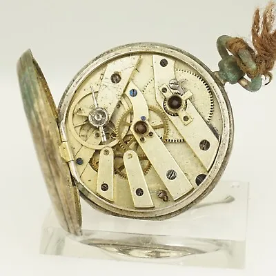 $180 • Buy Rar! VACHERON Silver Pocket Watch Men's No Fusee Duplex Chronometer Repeater RAR