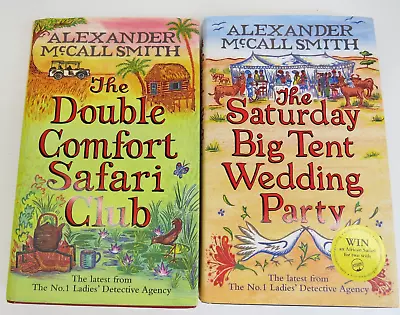 Bulk Lot 2 Hardcover Alexander McCall Smith No 1 Ladies Detective Agency Series • $15