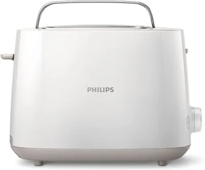 £159.72 • Buy Philips Daily Hd2581/00 Toaster 830 W Double Groove Colour White Eject Button