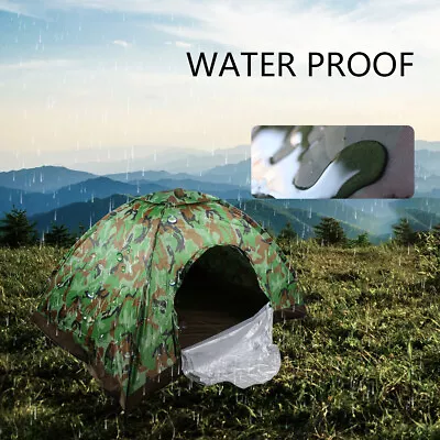 2 Person Family Tent Instant Pop Up Tent Outdoor Camping Hiking Festival • £14.55