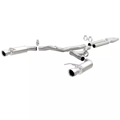 Magnaflow 3  Comp Dual Split Polished 4.5in Tips For 15-17 Ford Mustang GT 5.0L • $1736.90