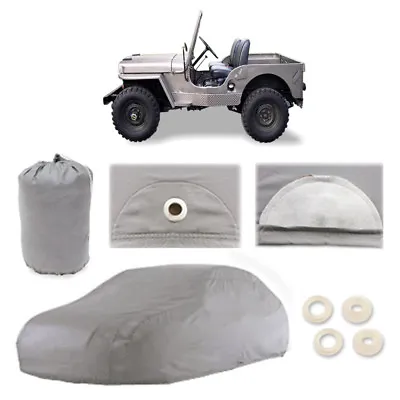 WILLYS CJ2A 5 Layer Sport Utility Car Cover Outdoor Water Proof Rain Sun Dust • $63.95