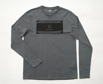 £48.46 • Buy Men's Ma Strum Long Sleeve Sweatshirt T Shirt Gray Cotton Logo Size XL