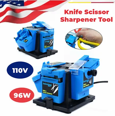 $44 • Buy Multi-task Scissor & Knife Grinding Tool Drill Bit Sharpening Machine 1350rpm
