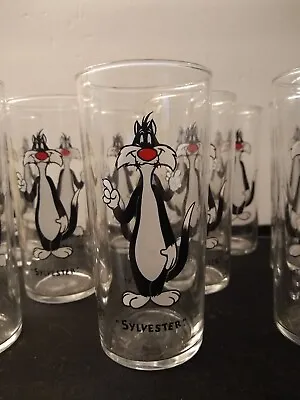 Vintage 1993 Sylvester Looney Tunes Warner Bros. Collector Drinking Glass • $5.45