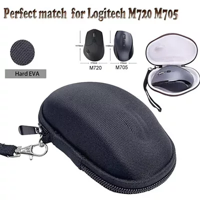 For Logitech M720 M705 Mouse Storage Travel Case Carry Cover Handbag • £8.54