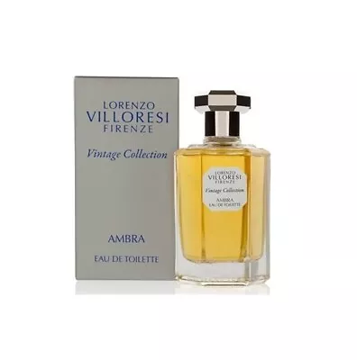 LORENZO VILLORESI FIRENZE Vintage Collection Amber 3.4oz Spray Eau De Toilette • $170.70