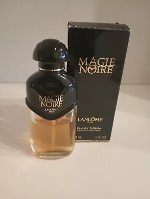 Vintage Lancome Magie Noire Eau De Toilette EDT Perfume Used • $55