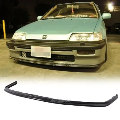 Fit For 88-91 Honda Civic OE Factor SI Style Front Bumper Lip PU • $69.99