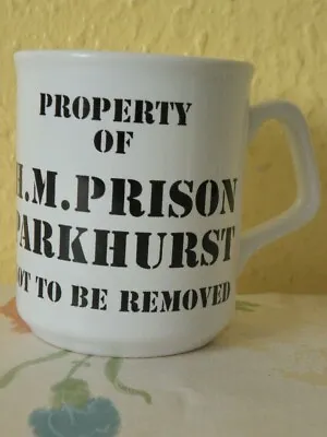 £10 • Buy Vintage Tams Ceramic Coffee Tea Mug Property Of HMP Parkhurst Not To Be Removed 