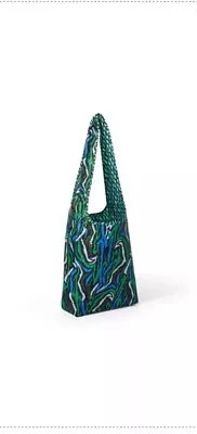 Furstenberg Arrow Geo Disco Zebra Green Reversible Reusable Bag DVF For Target💋 • $57.77