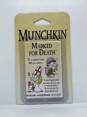 MUNCHKIN - MARKED FOR DEATH - Steve Jackson Games - Booster Set SJG 4210 • $8.99