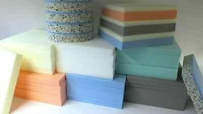 £5.84 • Buy Upholstery Foam Cut To Size  - Foam Cushions Seat Pads Luxury High Density Foam
