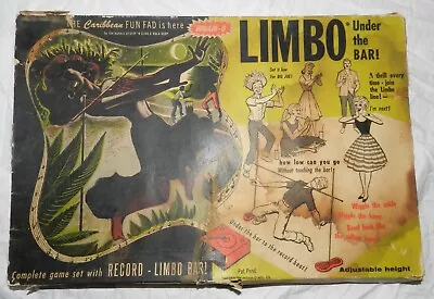 Vintage Limbo Game By Wham-O With Chubby Checker Limbo Rock Record • £11.48