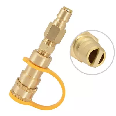 Easy To Use Natural Gas Propane Hose Quick Disconnect Fitting 38 Inch Length • $39.66