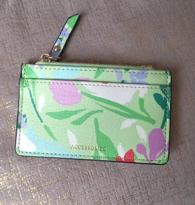 Accessorize Purse/Card Holder Floral Design BNWOT FREE P&P  • £5.95