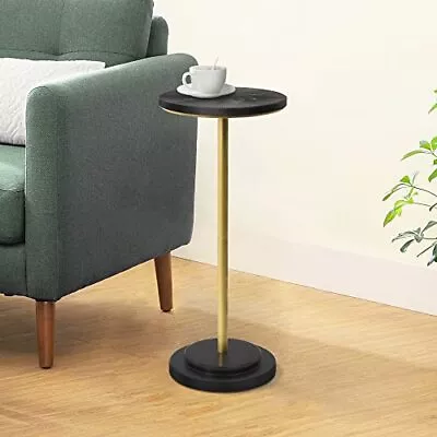 Drink Table Weighted Base Pedestal Table Martini Tablesmall Side Table With Wood • $72.89