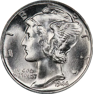 1944-S MS67FB Mercury Dime PCGS 42667694 CAC • $319.99