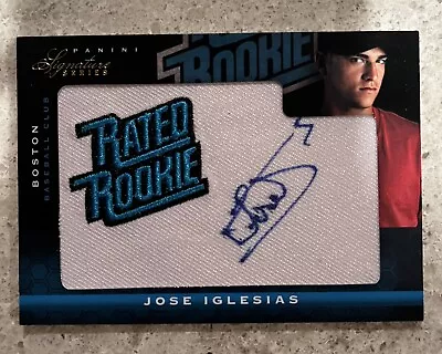 Jose Iglesias 2012 Signature Series Rated Rookie MLBPA #/299 RPA Patch Auto RC • $8.99