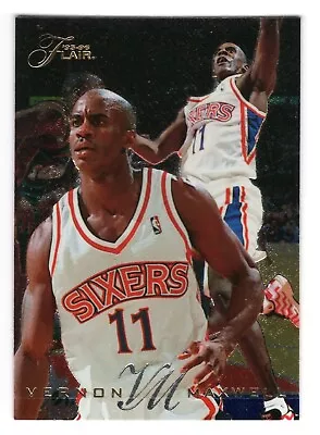 1995-96 Flair Vernon Maxwell Card #182 **nm-mt**  Philadelphia 76ers • $1.49